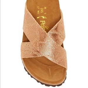 Padillio Birkenstock Daytona Snake Print sz 8